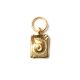 Muschel, vergoldet mit 24K Feingold, Amulett XS