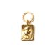 Seepferdchen, vergoldet mit 24K Feingold, Amulett XS