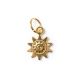 Sonne, vergoldet mit 24K Feingold, Amulett XS