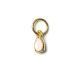 Drop Offwhite, vergoldet mit 24K Feingold, Amulett XS