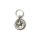 Stern, versilbert mit 999er Feinsilber, Amulett XS
