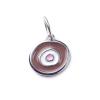 ArtDeco, versilbert mit 999er Feinsilber, Amulett S
