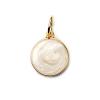 LolliPop Perlmutt, vergoldet mit 24K Feingold, Amulett S