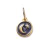 Moon, vergoldet mit 24K Feingold, Amulett S