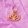 Lotus Flower, vergoldet mit 24K Feingold, Amulett S