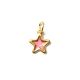 Stern Pink, vergoldet mit 24K Feingold, Amulett S