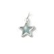 Stern Grey, versilbert mit 999er Feinsilber, Amulett S