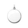 LolliPop OffWhite, versilbert mit 999er Feinsilber, Amulett M
