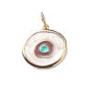 ArtDeco, vergoldet mit 24K Feingold, Amulett M