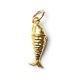 Fisch, vergoldet mit 24K Feingold, Amulett M