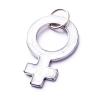 Venus, versilbert mit 999er Feinsilber, Amulett L