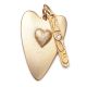 Herz L & Love M, Amulett Twin GoldShiny