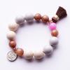 Naira Tassel SilverShiny, Edelstein Armband