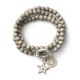 ArmbandDesign 2029, EsTrenc Grey SilverShiny