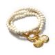 ArmbandDesign 2081, EsTrenc OffWhite GoldShiny