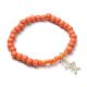 EsTrenc Armband Orange SilverShiny