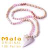 BLISS Original lange Mala Edelstein Halskette